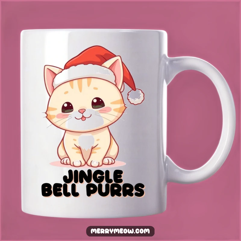 Funny Christmas Cat Mug: Festive Feline Fun, Perfect Holiday Gift