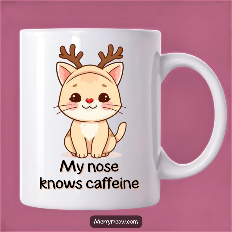 Funny Reindeer Cat Mug: A Hilarious Holiday Gift for Cat Lovers