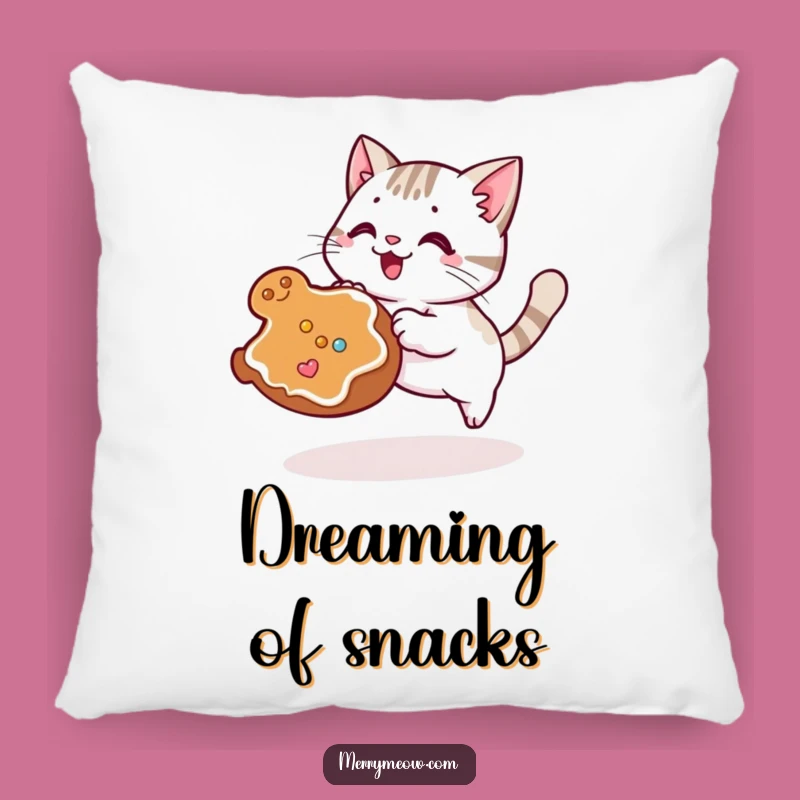 Funny Cat Cookie Pounce Pillow: Cozy Comfort, Adorable Funny Gift