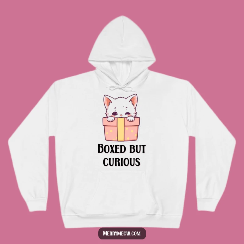 Cozy Kitten Gift Box Hoodie: Snuggle Up with Adorable Surprise