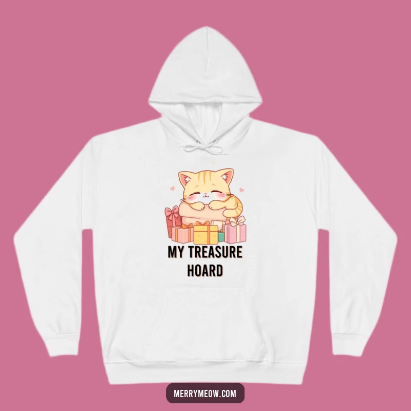 Funny Napping Cat Hoodie: Stay Cozy with Hilarious Feline Holiday Vibes