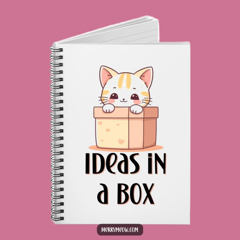 Funny Happy Cat Gift Box Notebook: Write Down Your Happy Thoughts, A Hilarious Gift!