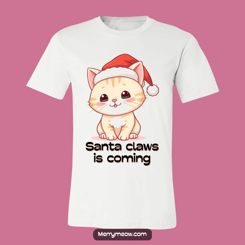 Funny Christmas Cat T-Shirt: Wear Your Holiday Spirit Proudly