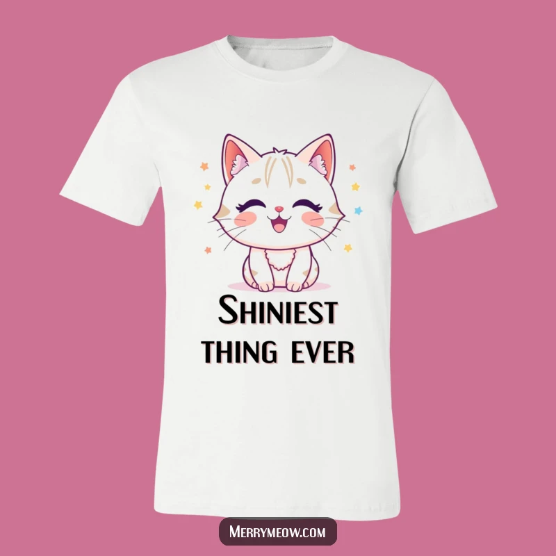Funny Cat Tinsel T-Shirt: Joyful Character Tee, Hilarious Holiday Gift