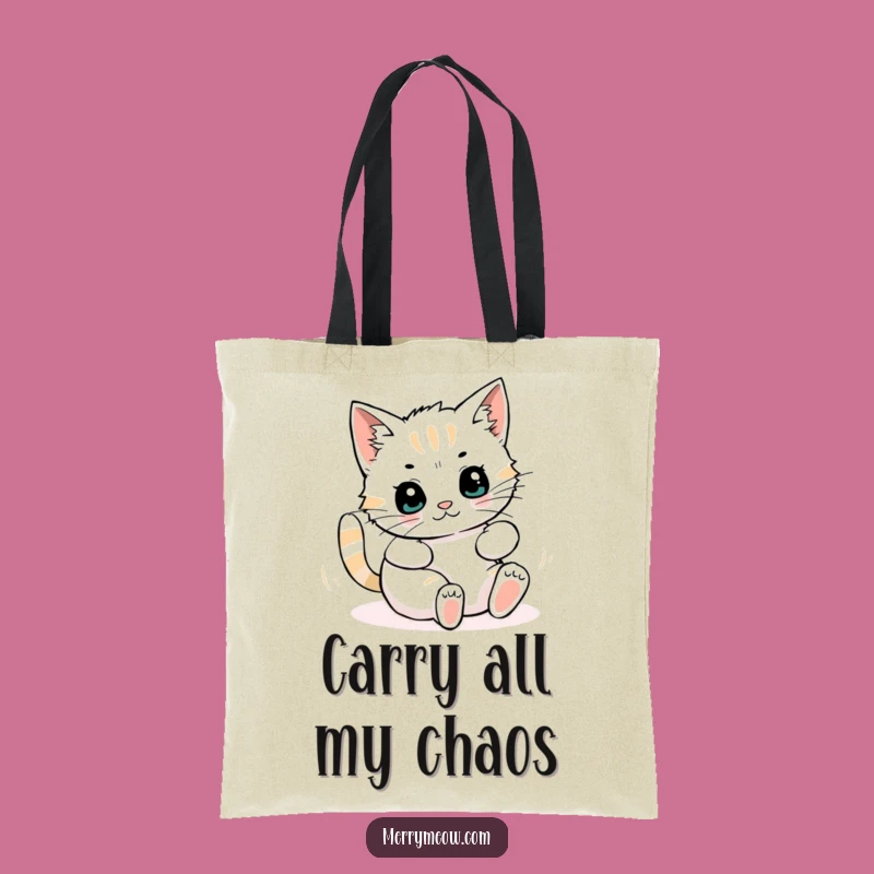 Funny Cat Wrapping Paper Tote Bag: Chic and Hilarious Feline Accessory